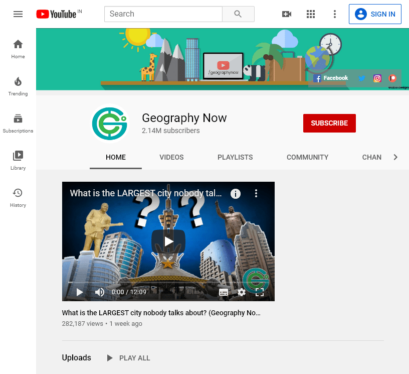150+ The Best Educational YouTube Channels 447 GeographyNow