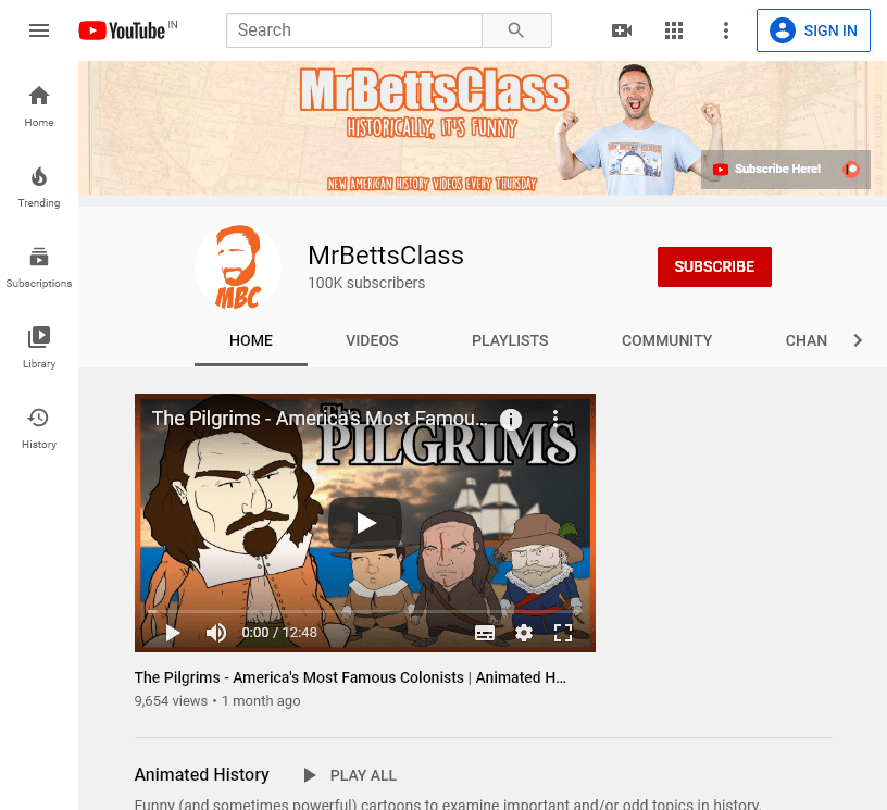 150+ The Best Educational YouTube Channels 438 MrBettsClass