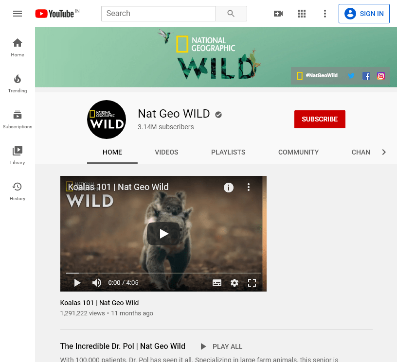 150+ The Best Educational YouTube Channels 422 NatGeoWild