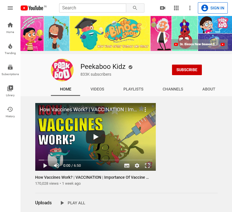 150+ The Best Educational YouTube Channels 362 Peekaboo