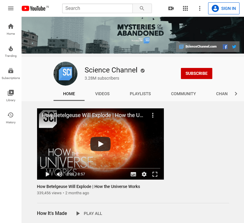 150+ The Best Educational YouTube Channels 388 ScienceChannel
