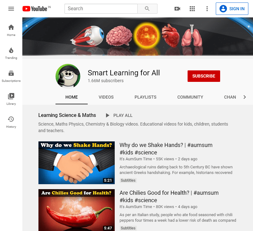 150+ The Best Educational YouTube Channels 369 Smartlearningforall