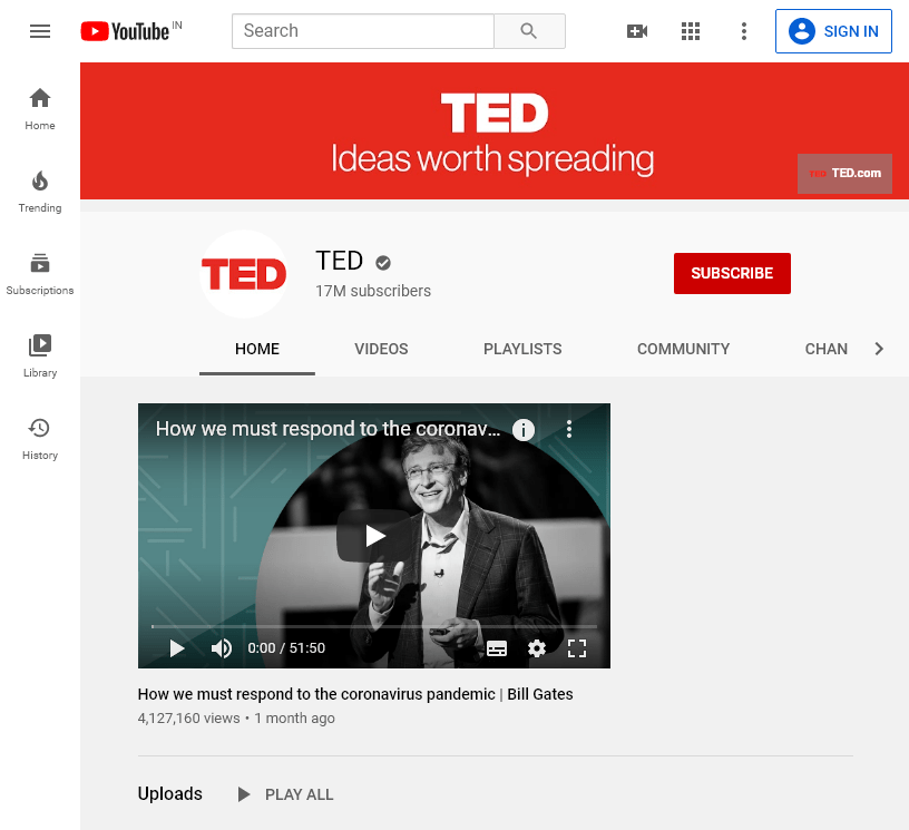 150+ The Best Educational YouTube Channels 308 TEDtalksDirector