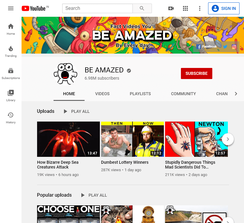 150+ The Best Educational YouTube Channels 356 UCkQO3QsgTpNTsOw6ujimT5Q