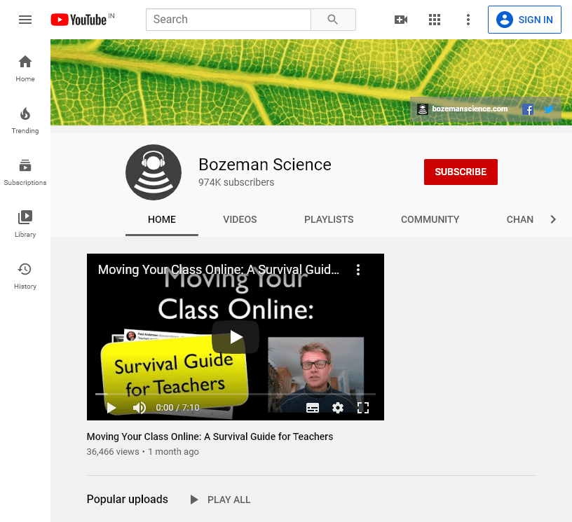 150+ The Best Educational YouTube Channels 376 bozemanbiology