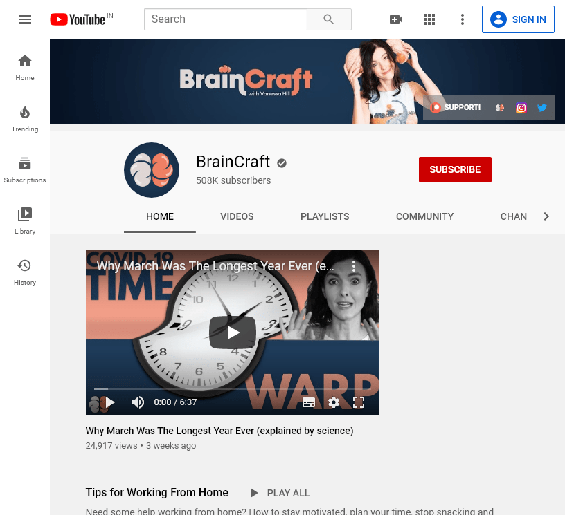 150+ The Best Educational YouTube Channels 358 braincraftvideo