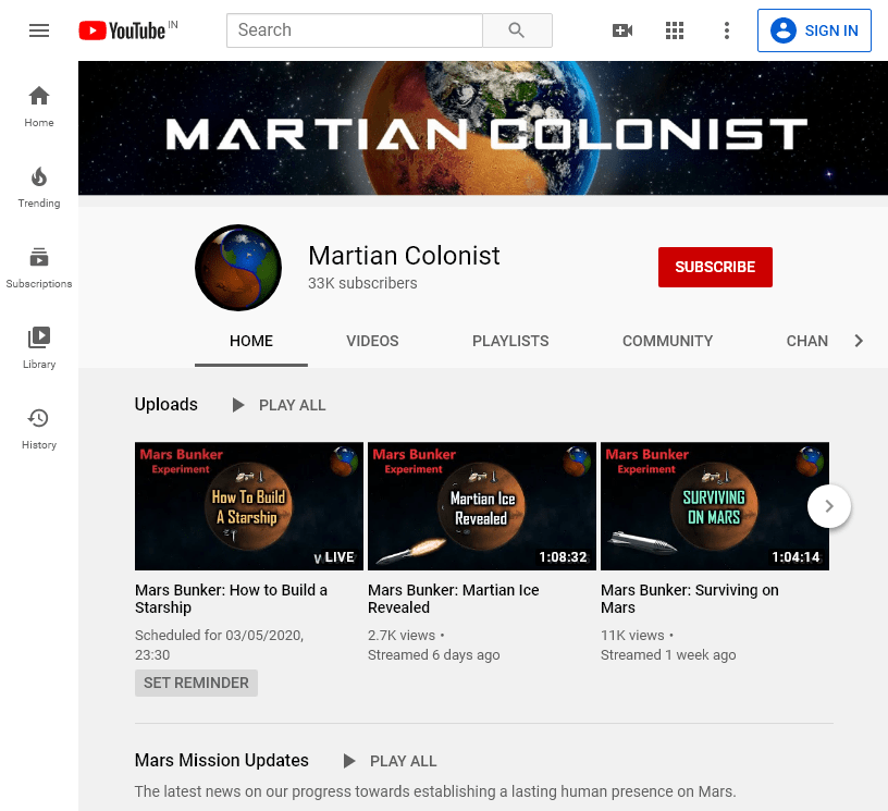 150+ The Best Educational YouTube Channels 407 martiancolonist