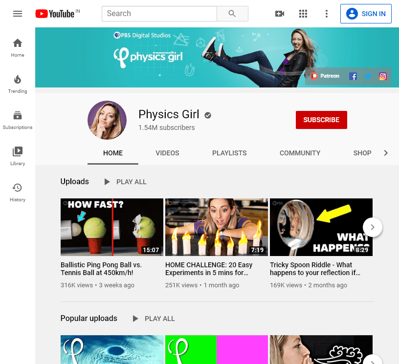 150+ The Best Educational YouTube Channels 380 physicswoman