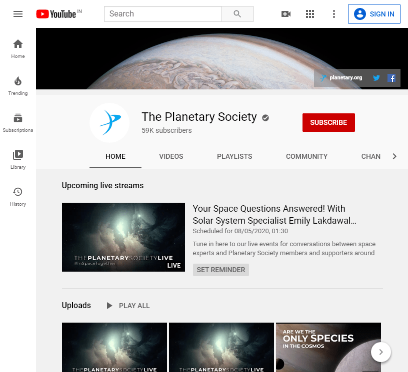 150+ The Best Educational YouTube Channels 411 planetarysociety