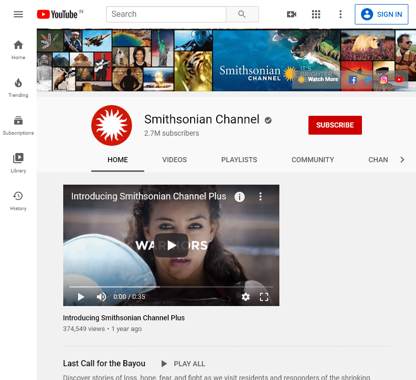 150+ The Best Educational YouTube Channels 363 smithsonianchannel