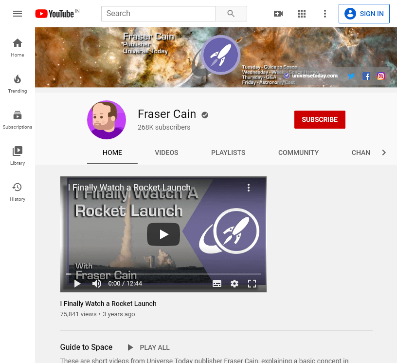 150+ The Best Educational YouTube Channels 410 universetoday